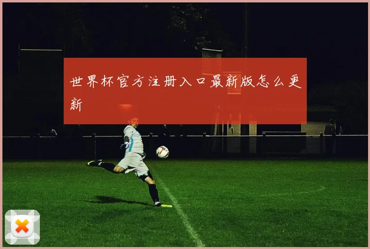 世界杯官方注册入口最新版怎么更新